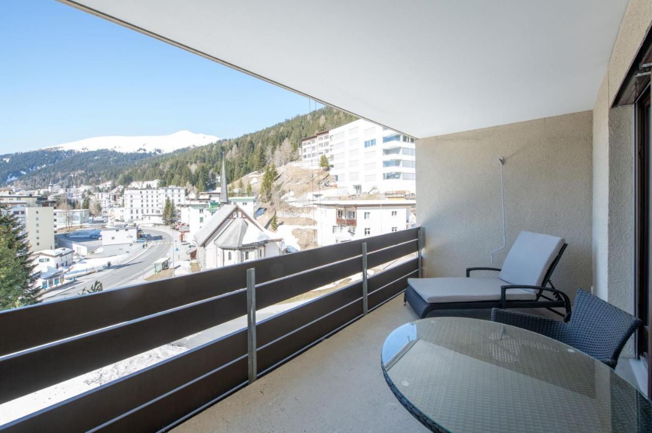 Ferienwohnungen, Carlton Am Park, Davos Platz Exterior foto